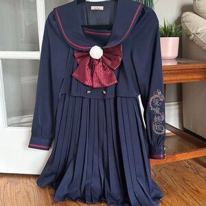 RARE navy and red dragon sailor school uniform from Amavel